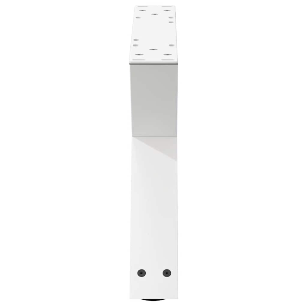 Salontafelpoten 2 st 60x(30-31,3) cm staal wit is nu te koop bij PeponiXL, paradijselijk wonen!