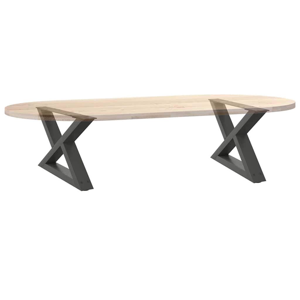 Salontafelpoten 2 st 60x(30-31,3) cm staal antraciet is nu te koop bij PeponiXL, paradijselijk wonen!