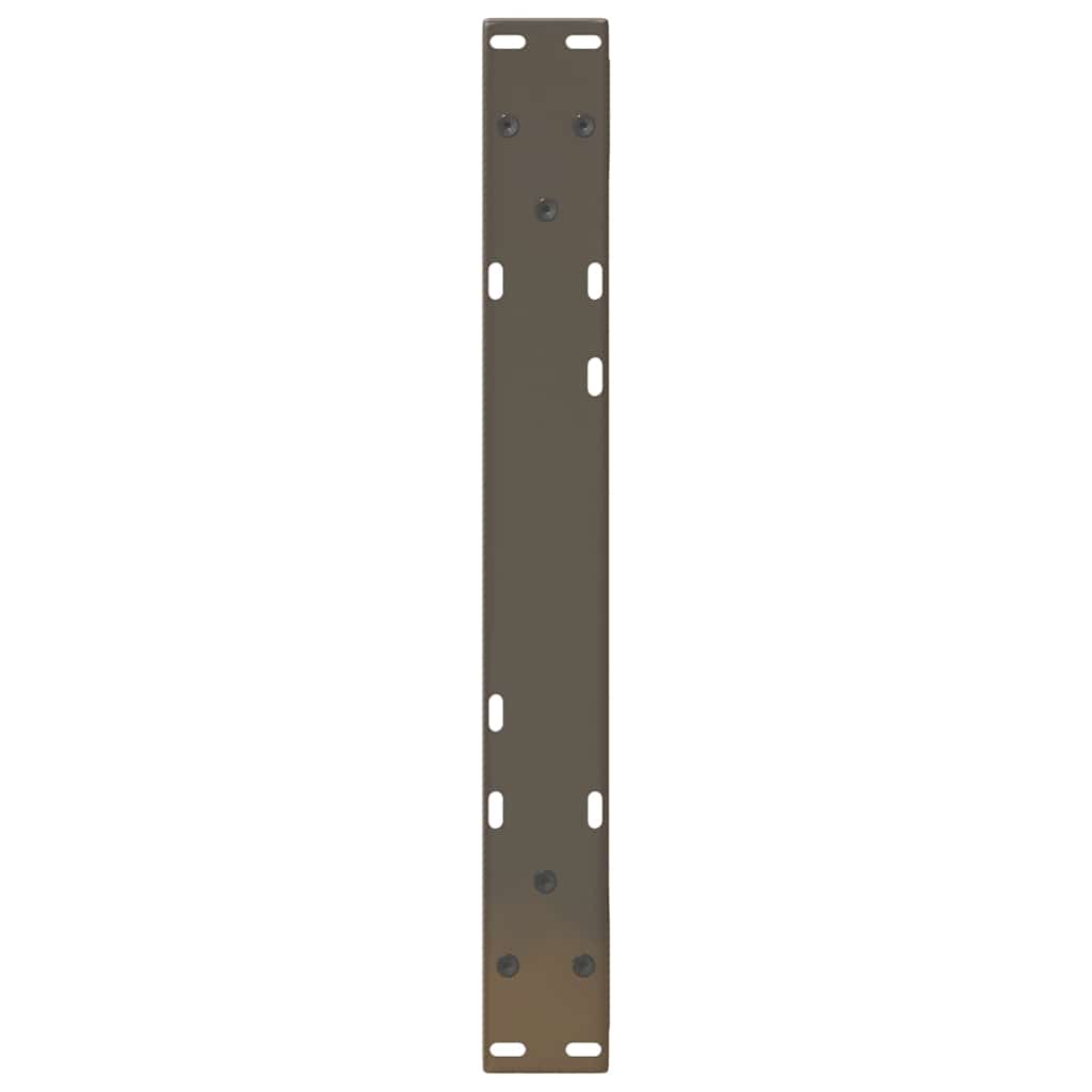 Salontafelpoten 2 st 60x(30-31,3) cm staal naturel is nu te koop bij PeponiXL, paradijselijk wonen!
