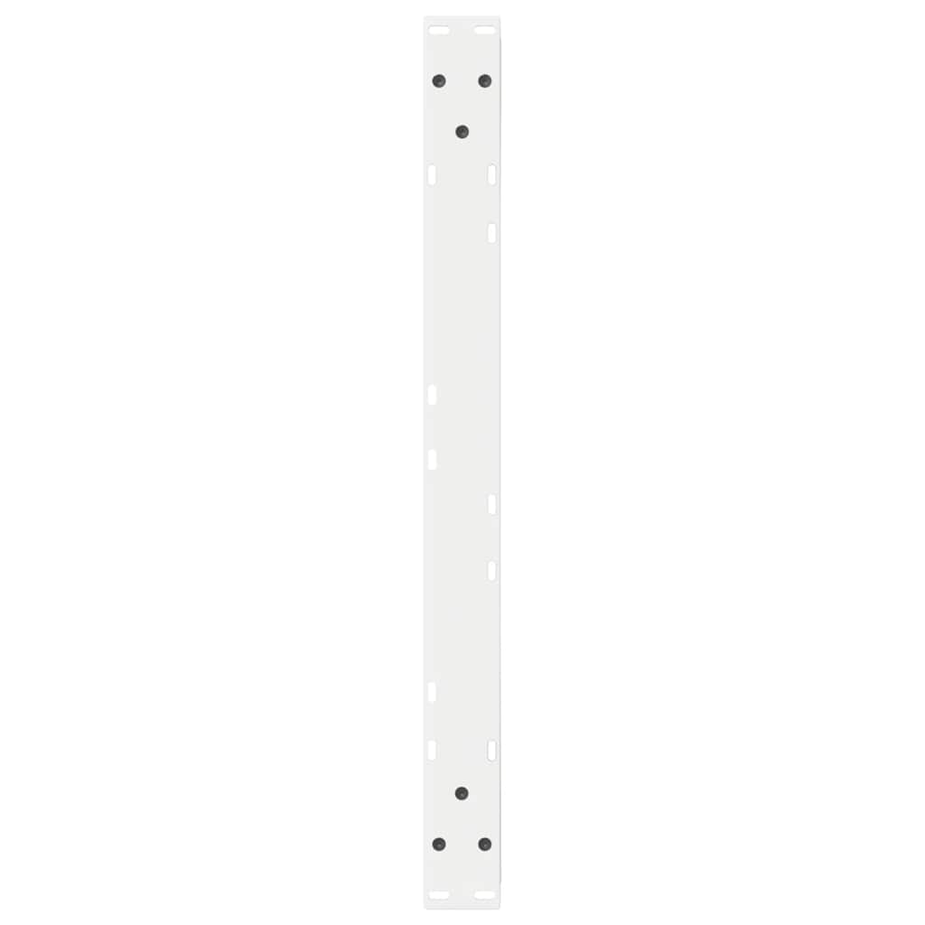 Salontafelpoten 2 st 70x(30-31,3) cm staal wit is nu te koop bij PeponiXL, paradijselijk wonen!
