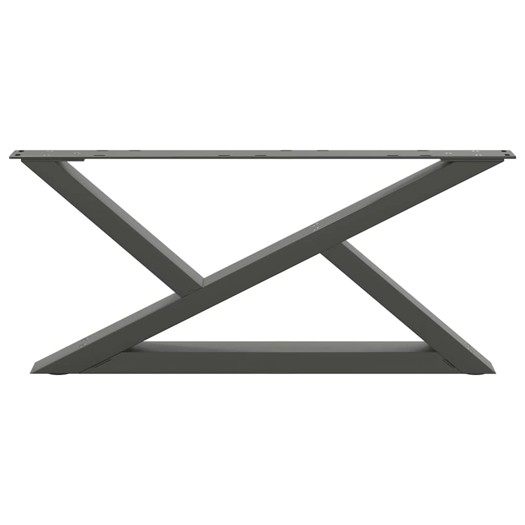 Salontafelpoten 2 st 70x(30-31,3) cm staal antraciet is nu te koop bij PeponiXL, paradijselijk wonen!