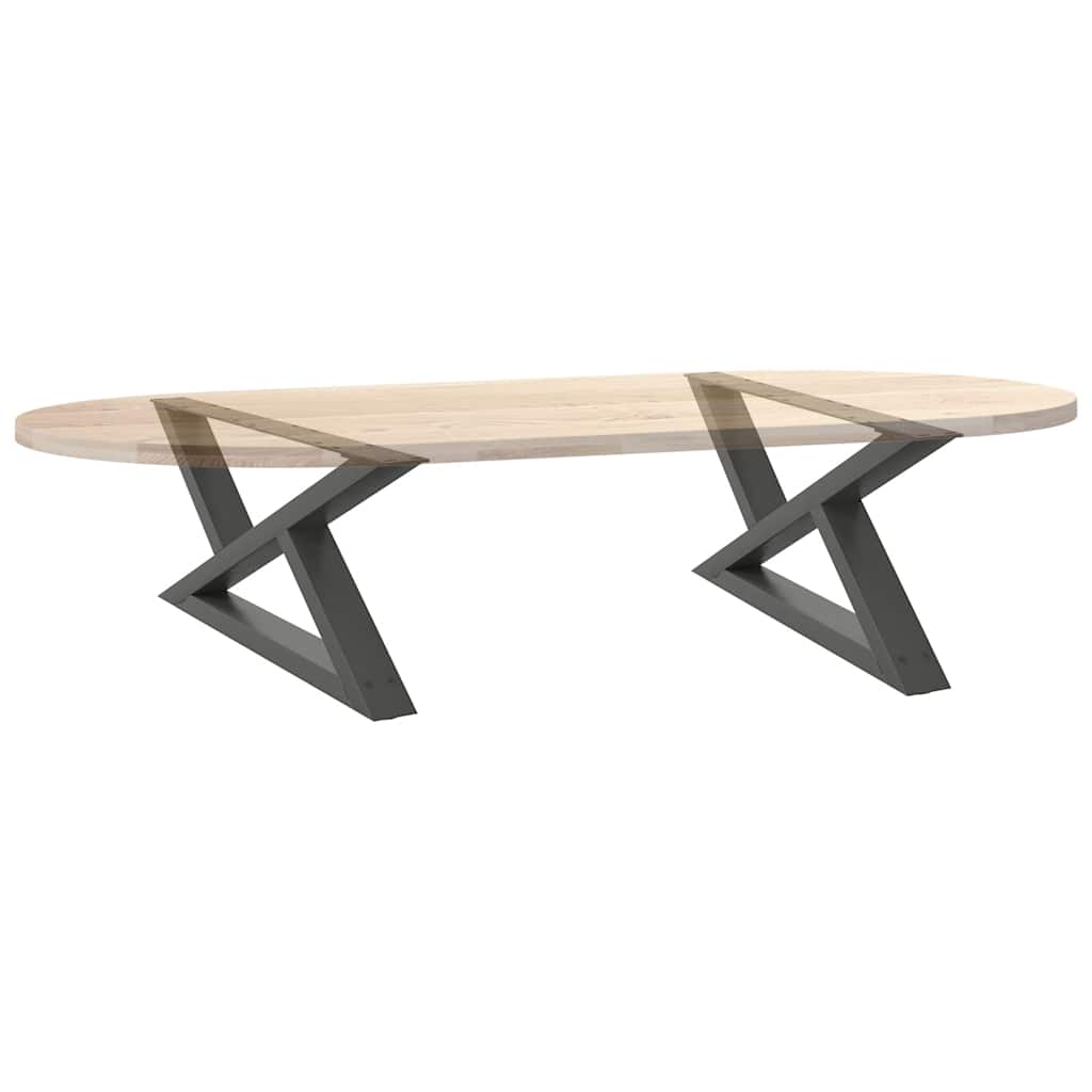 Salontafelpoten 2 st 70x(30-31,3) cm staal antraciet is nu te koop bij PeponiXL, paradijselijk wonen!