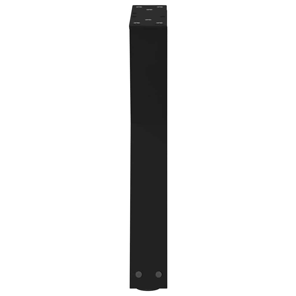 Salontafelpoten 2 st 28x(42-43,3) cm staal zwart is nu te koop bij PeponiXL, paradijselijk wonen!