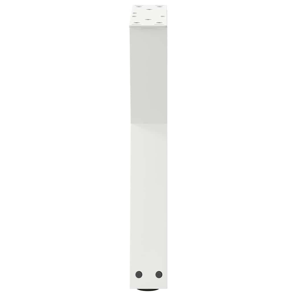 Salontafelpoten 2 st 28x(42-43,3) cm staal wit is nu te koop bij PeponiXL, paradijselijk wonen!