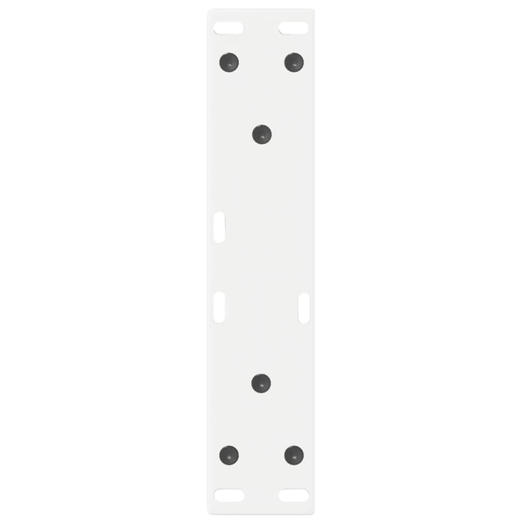 Salontafelpoten 2 st 28x(42-43,3) cm staal wit is nu te koop bij PeponiXL, paradijselijk wonen!