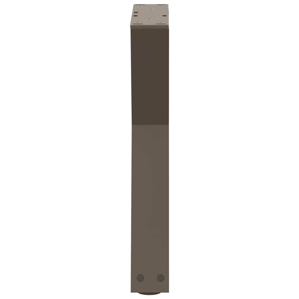 Salontafelpoten 2 st 28x(42-43,3) cm staal naturel is nu te koop bij PeponiXL, paradijselijk wonen!
