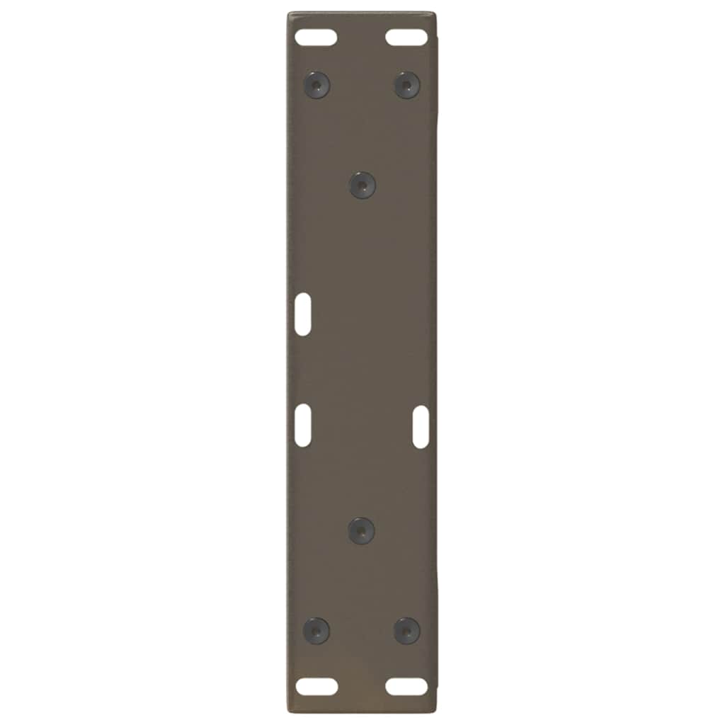 Salontafelpoten 2 st 28x(42-43,3) cm staal naturel is nu te koop bij PeponiXL, paradijselijk wonen!
