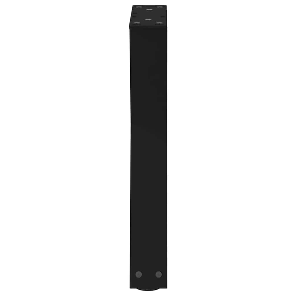 Salontafelpoten 2 st 38x(42-43,3) cm staal zwart is nu te koop bij PeponiXL, paradijselijk wonen!