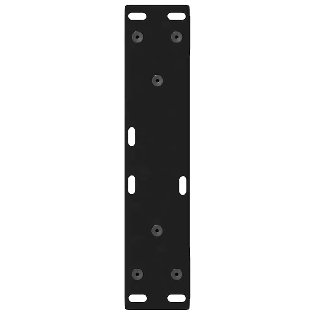 Salontafelpoten 2 st 38x(42-43,3) cm staal zwart is nu te koop bij PeponiXL, paradijselijk wonen!