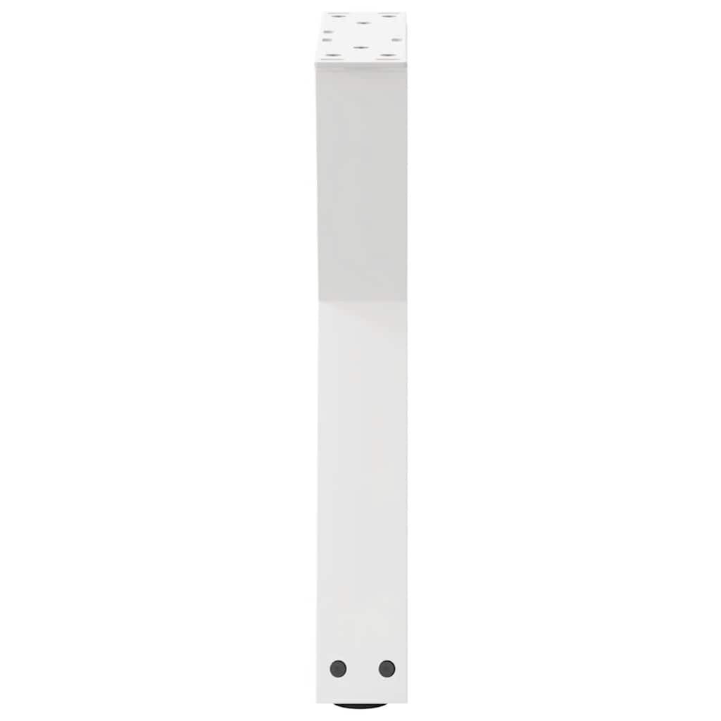 Salontafelpoten 2 st 38x(42-43,3) cm staal wit is nu te koop bij PeponiXL, paradijselijk wonen!
