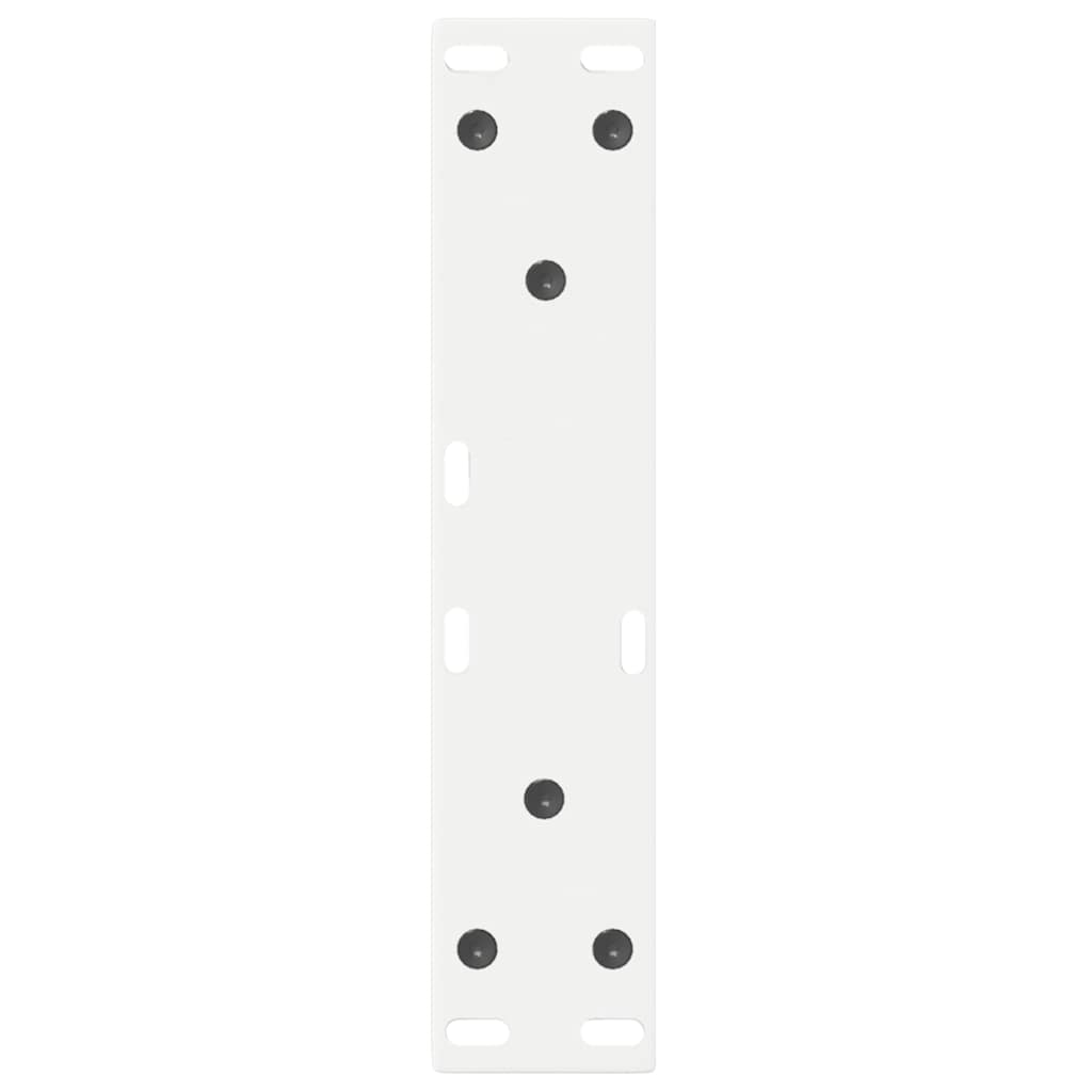 Salontafelpoten 2 st 38x(42-43,3) cm staal wit is nu te koop bij PeponiXL, paradijselijk wonen!