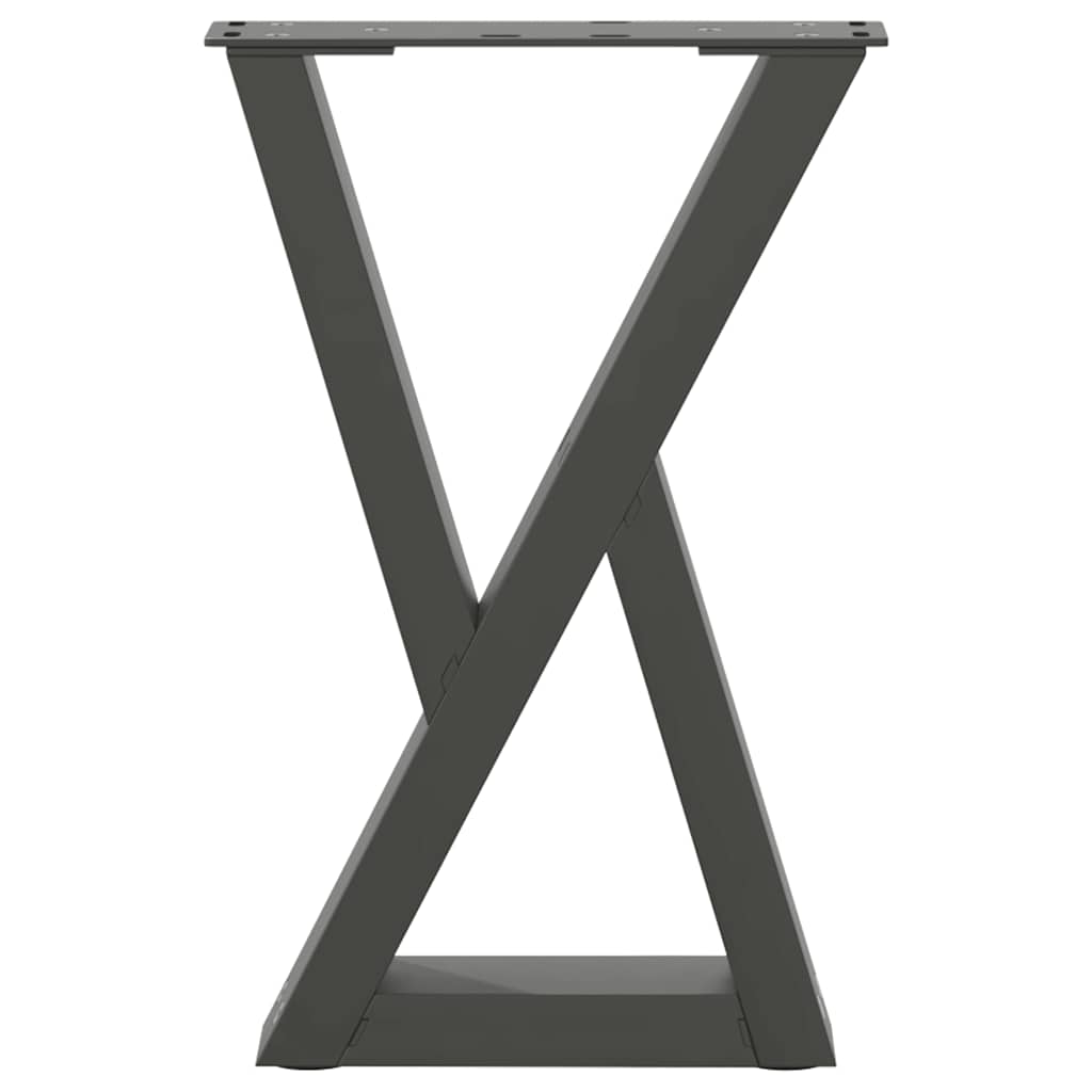 Salontafelpoten 2 st 38x(42-43,3) cm staal antraciet is nu te koop bij PeponiXL, paradijselijk wonen!