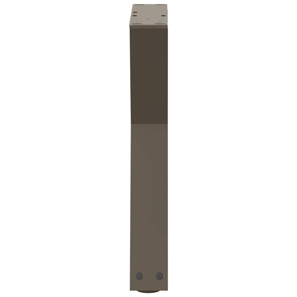 Salontafelpoten 2 st 38x(42-43,3) cm staal naturel is nu te koop bij PeponiXL, paradijselijk wonen!