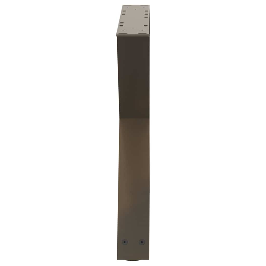 Salontafelpoten 2 st 50x(42-43,3) cm staal naturel is nu te koop bij PeponiXL, paradijselijk wonen!