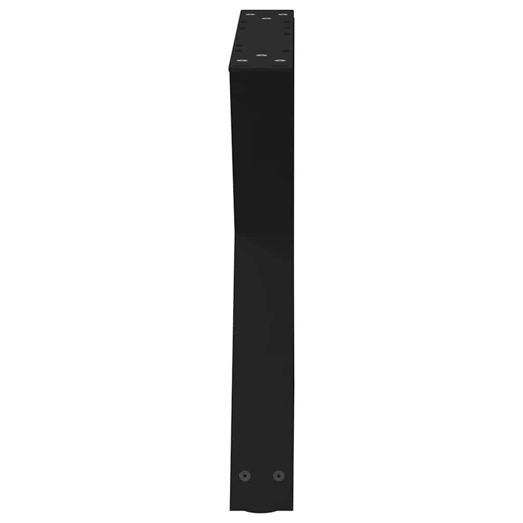 Salontafelpoten 2 st 60x(42-43,3) cm staal zwart is nu te koop bij PeponiXL, paradijselijk wonen!