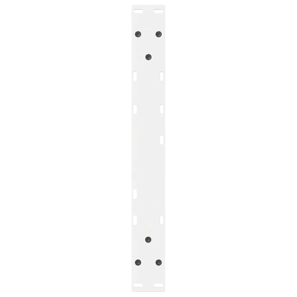 Salontafelpoten 2 st 60x(42-43,3) cm staal wit is nu te koop bij PeponiXL, paradijselijk wonen!