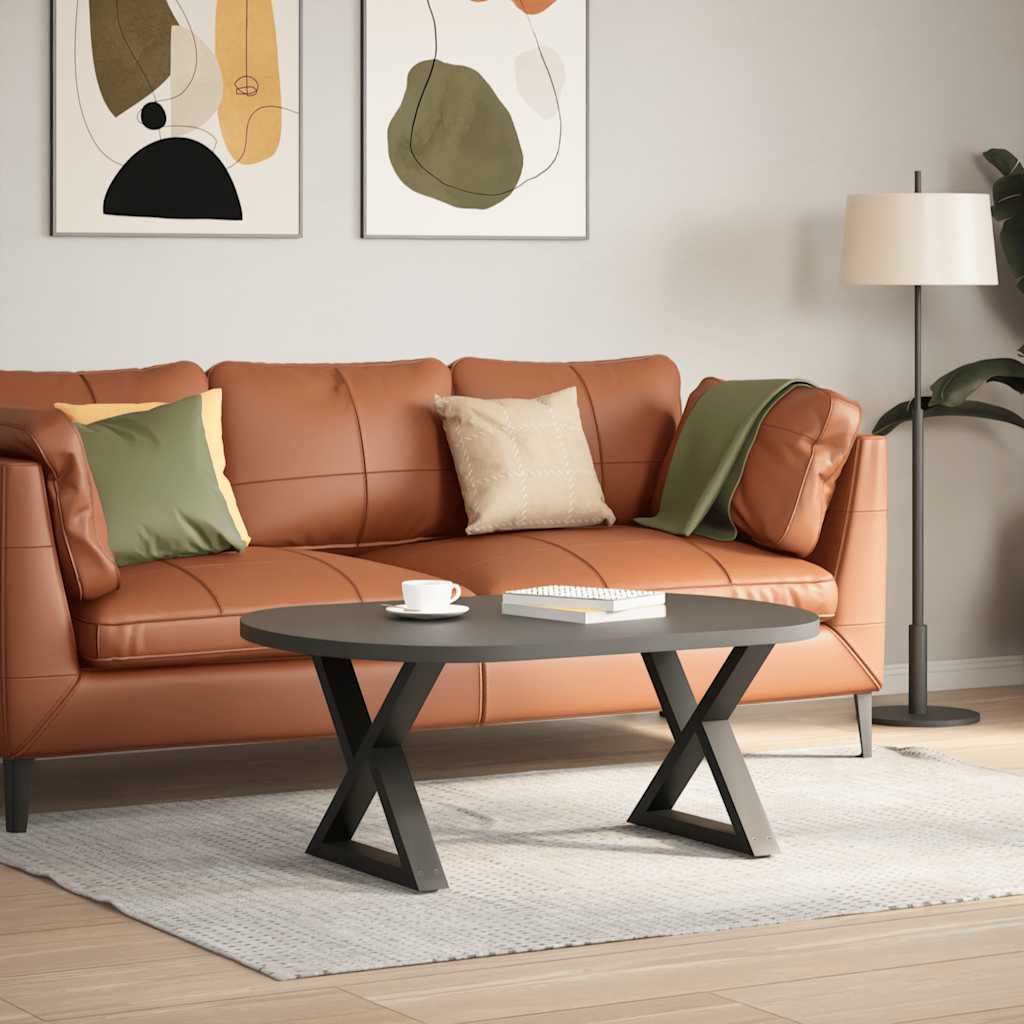 Salontafelpoten 2 st 60x(42-43,3) cm staal antraciet is nu te koop bij PeponiXL, paradijselijk wonen!