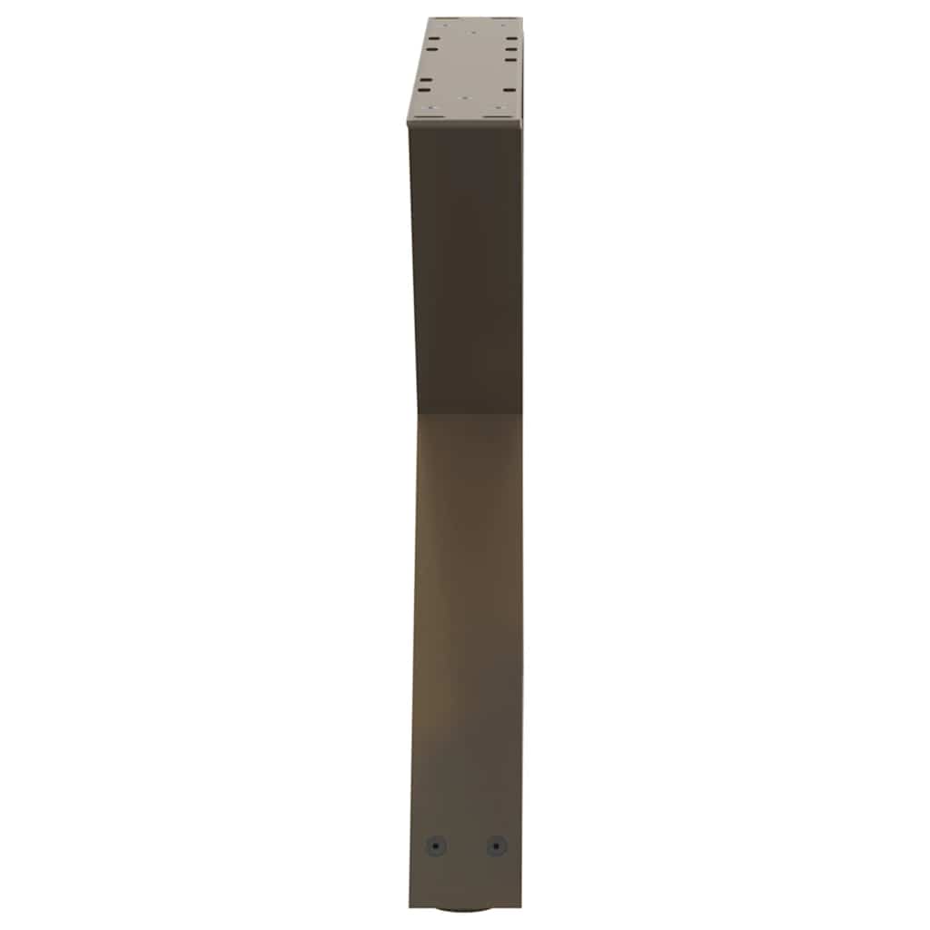 Salontafelpoten 2 st 60x(42-43,3) cm staal naturel is nu te koop bij PeponiXL, paradijselijk wonen!