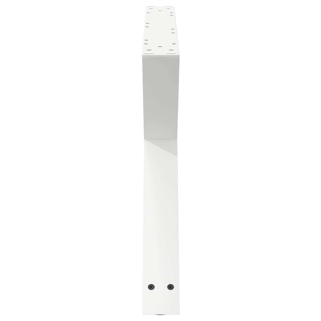 Salontafelpoten 2 st 70x(42-43,3) cm staal wit is nu te koop bij PeponiXL, paradijselijk wonen!