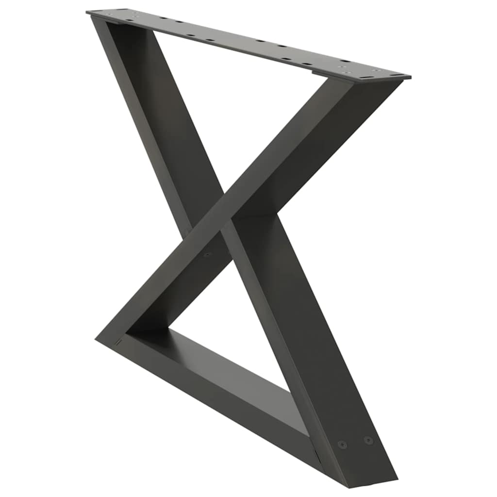 Salontafelpoten 2 st 70x(42-43,3) cm staal antraciet is nu te koop bij PeponiXL, paradijselijk wonen!