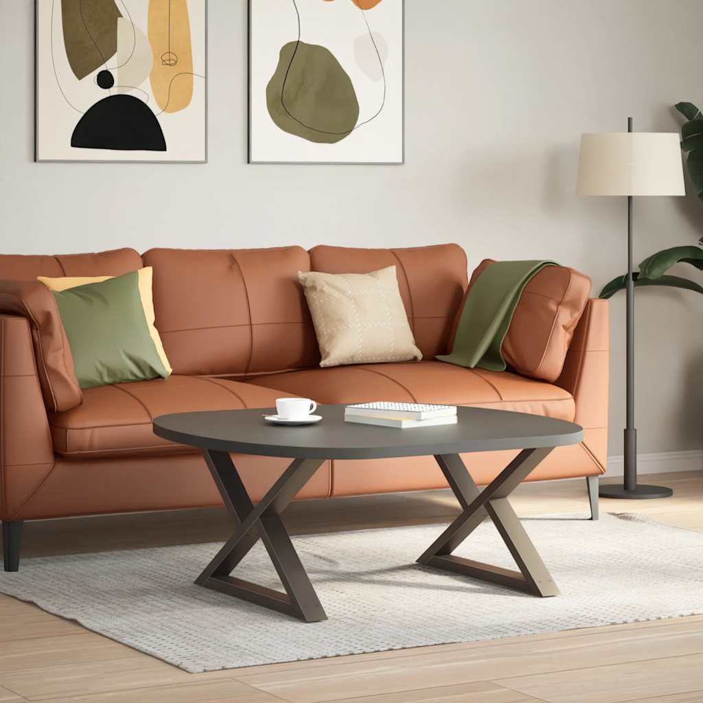 Salontafelpoten 2 st 70x(42-43,3) cm staal naturel is nu te koop bij PeponiXL, paradijselijk wonen!
