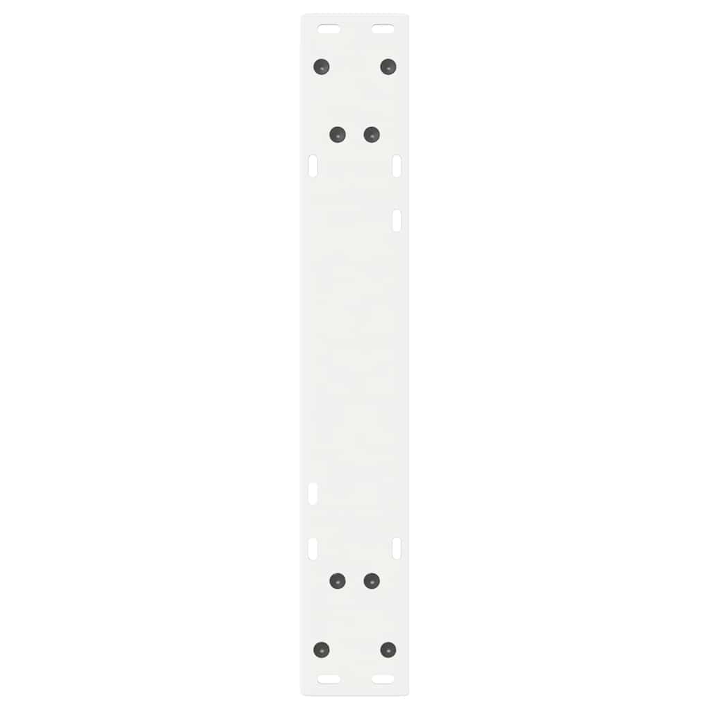 Eettafelpoten 2 st 50x(72-73,3) cm staal wit is nu te koop bij PeponiXL, paradijselijk wonen!