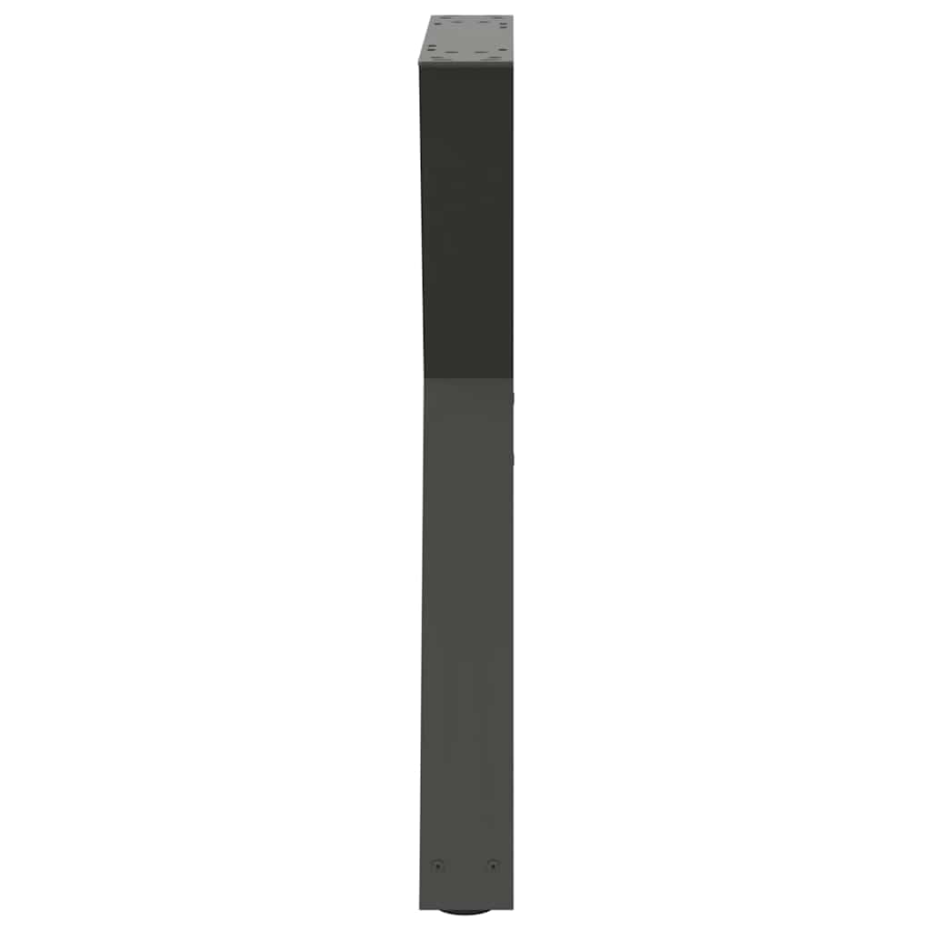 Eettafelpoten 2 st 50x(72-73,3) cm staal antraciet is nu te koop bij PeponiXL, paradijselijk wonen!
