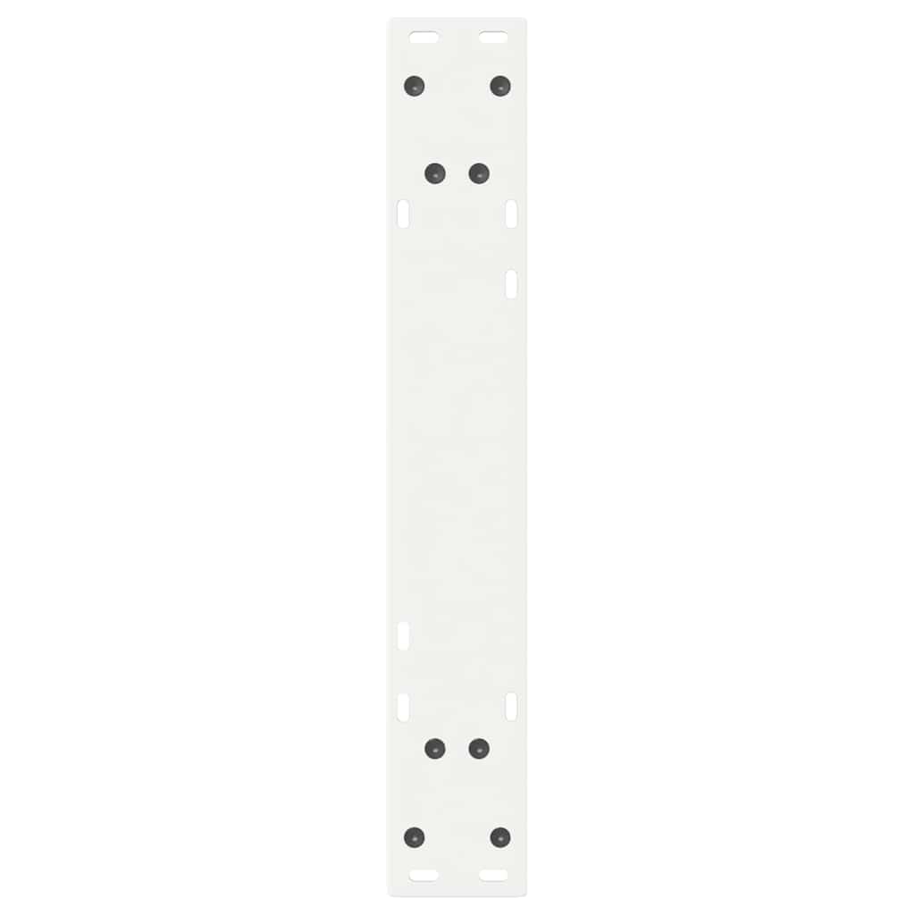 Eettafelpoten 2 st 60x(72-73,3) cm staal wit is nu te koop bij PeponiXL, paradijselijk wonen!