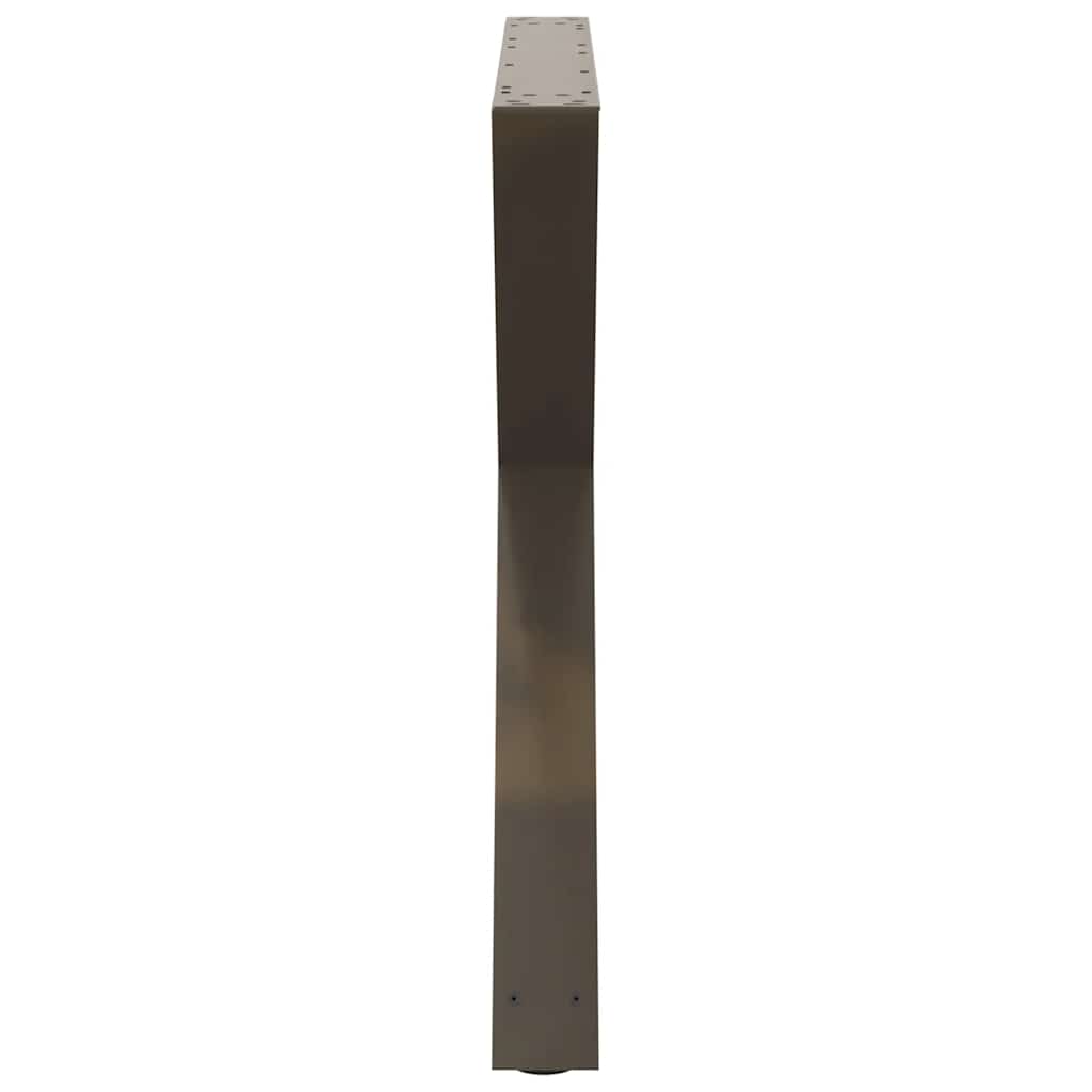 Eettafelpoten 2 st 90x(72-73,3) cm staal naturel is nu te koop bij PeponiXL, paradijselijk wonen!