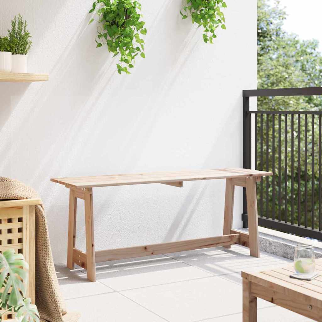Tuinbank Naturel 119 x 37 x 47 cm Massief grenenhout is nu te koop bij PeponiXL, paradijselijk wonen!