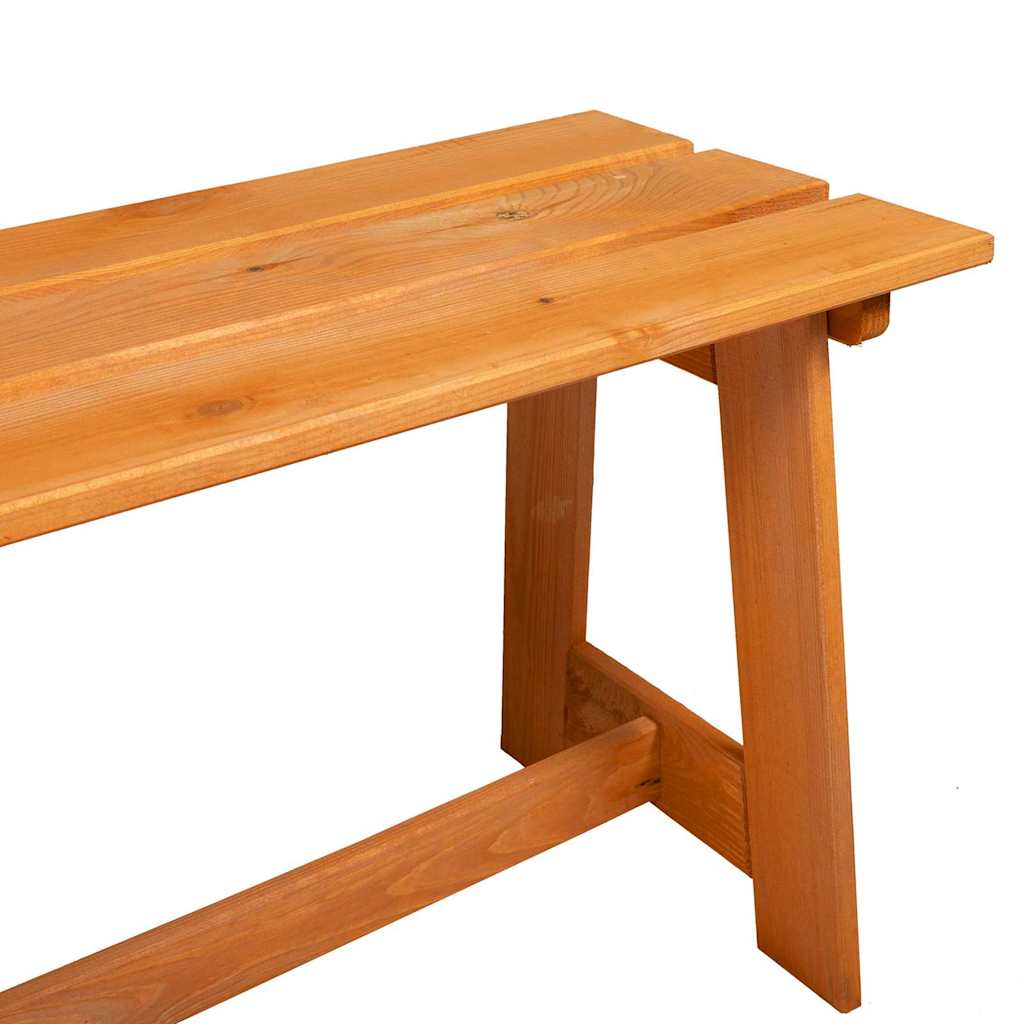 Tuinbank Bruin 119 x 37 x 47 cm Massief grenenhout is nu te koop bij PeponiXL, paradijselijk wonen!