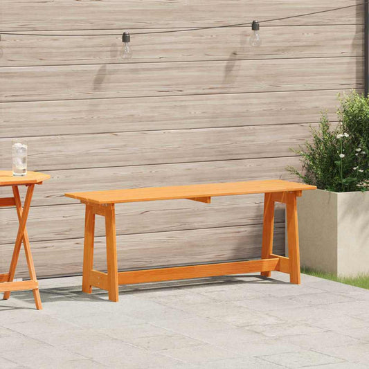 Tuinbank Bruin 119 x 37 x 47 cm Massief grenenhout is nu te koop bij PeponiXL, paradijselijk wonen!