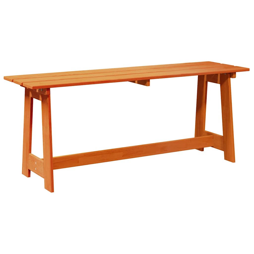 Tuinbank Bruin 119 x 37 x 47 cm Massief grenenhout is nu te koop bij PeponiXL, paradijselijk wonen!