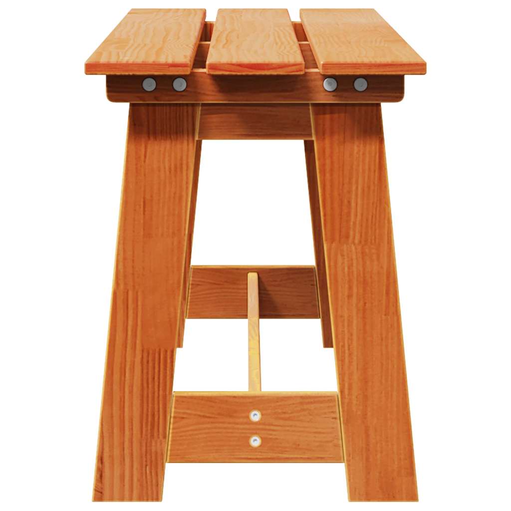 Tuinbank Bruin 119 x 37 x 47 cm Massief grenenhout is nu te koop bij PeponiXL, paradijselijk wonen!