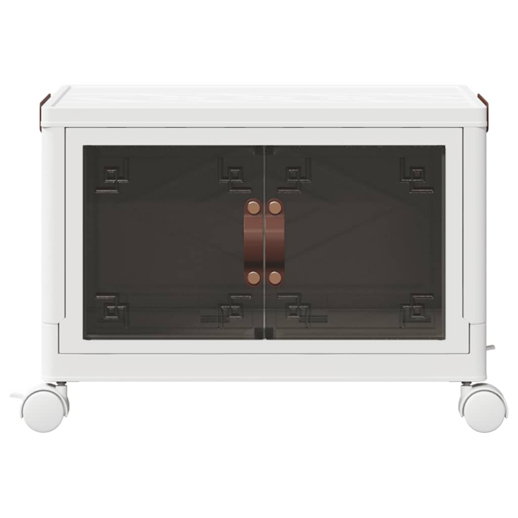 Opbergbox stapelbaar met wielen 28 L 48,5x29,5x33 cm is nu te koop bij PeponiXL, paradijselijk wonen!
