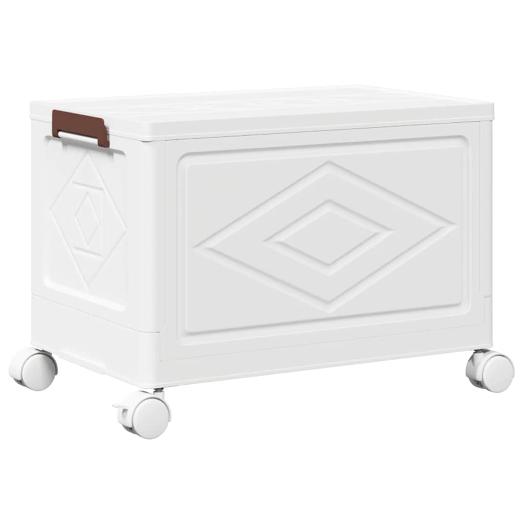 Opbergbox stapelbaar met wielen 28 L 48,5x29,5x33 cm is nu te koop bij PeponiXL, paradijselijk wonen!