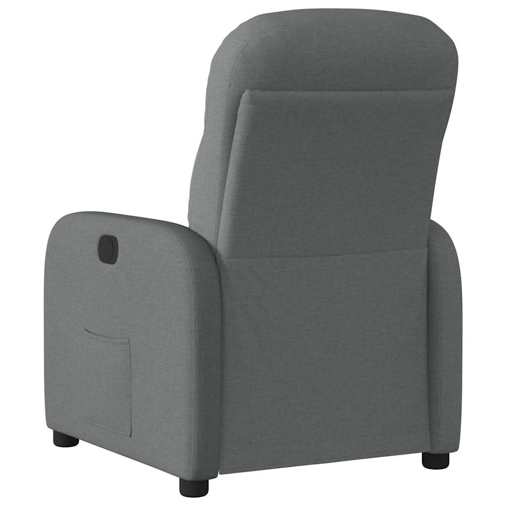 Fauteuil elektrisch verstelbaar stof donkergrijs is nu te koop bij PeponiXL, paradijselijk wonen!