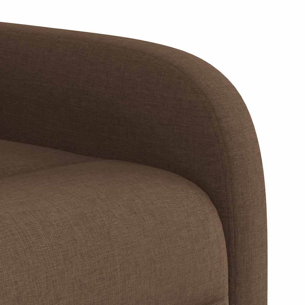 Fauteuil verstelbaar elektrisch stof bruin is nu te koop bij PeponiXL, paradijselijk wonen!
