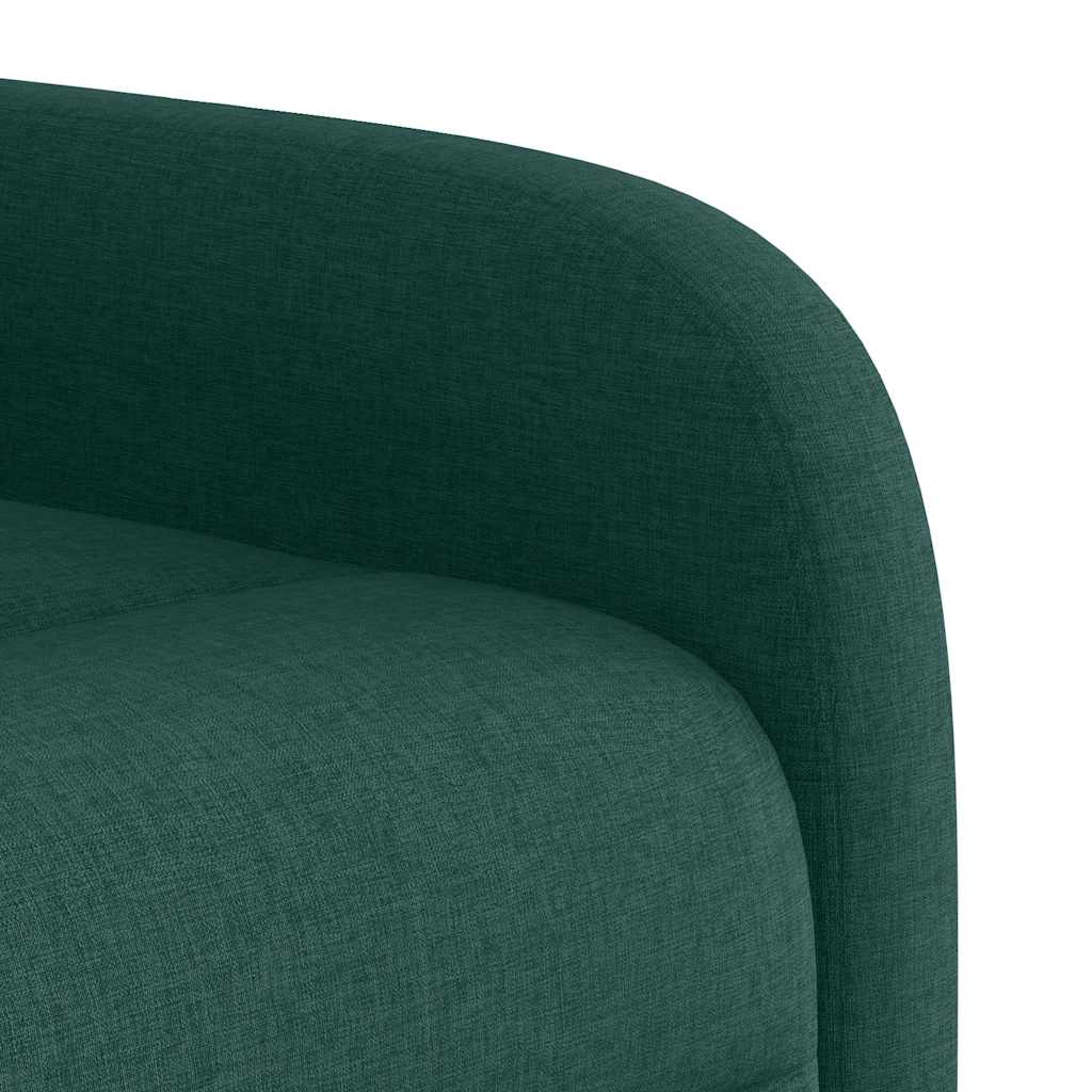 Fauteuil verstelbaar elektrisch stof donkergroen is nu te koop bij PeponiXL, paradijselijk wonen!