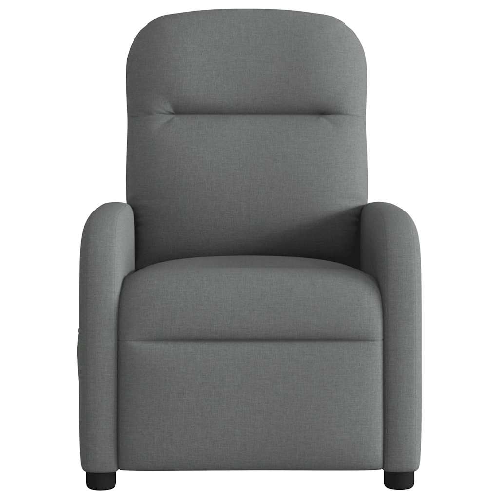 Massagestoel elektrisch verstelbaar stof donkergrijs is nu te koop bij PeponiXL, paradijselijk wonen!