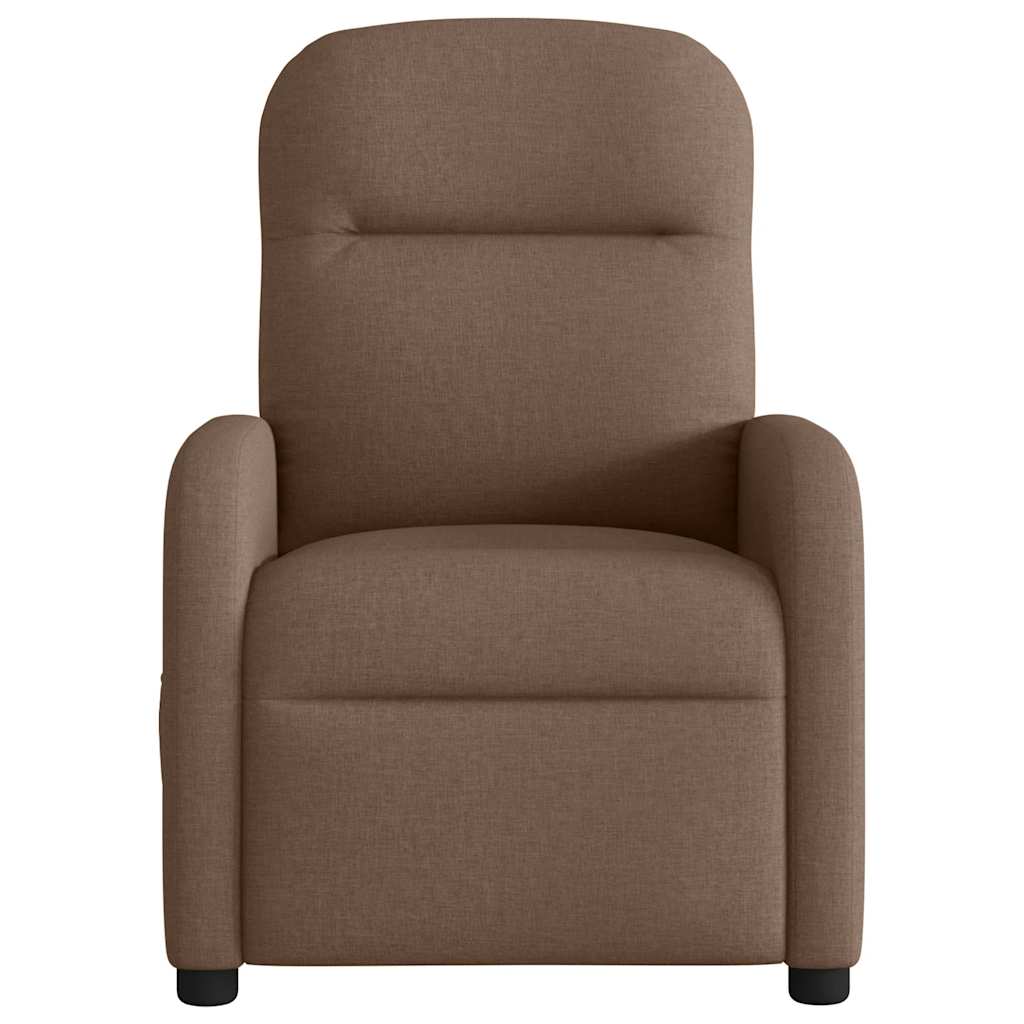 Massagestoel elektrisch verstelbaar stof bruin is nu te koop bij PeponiXL, paradijselijk wonen!