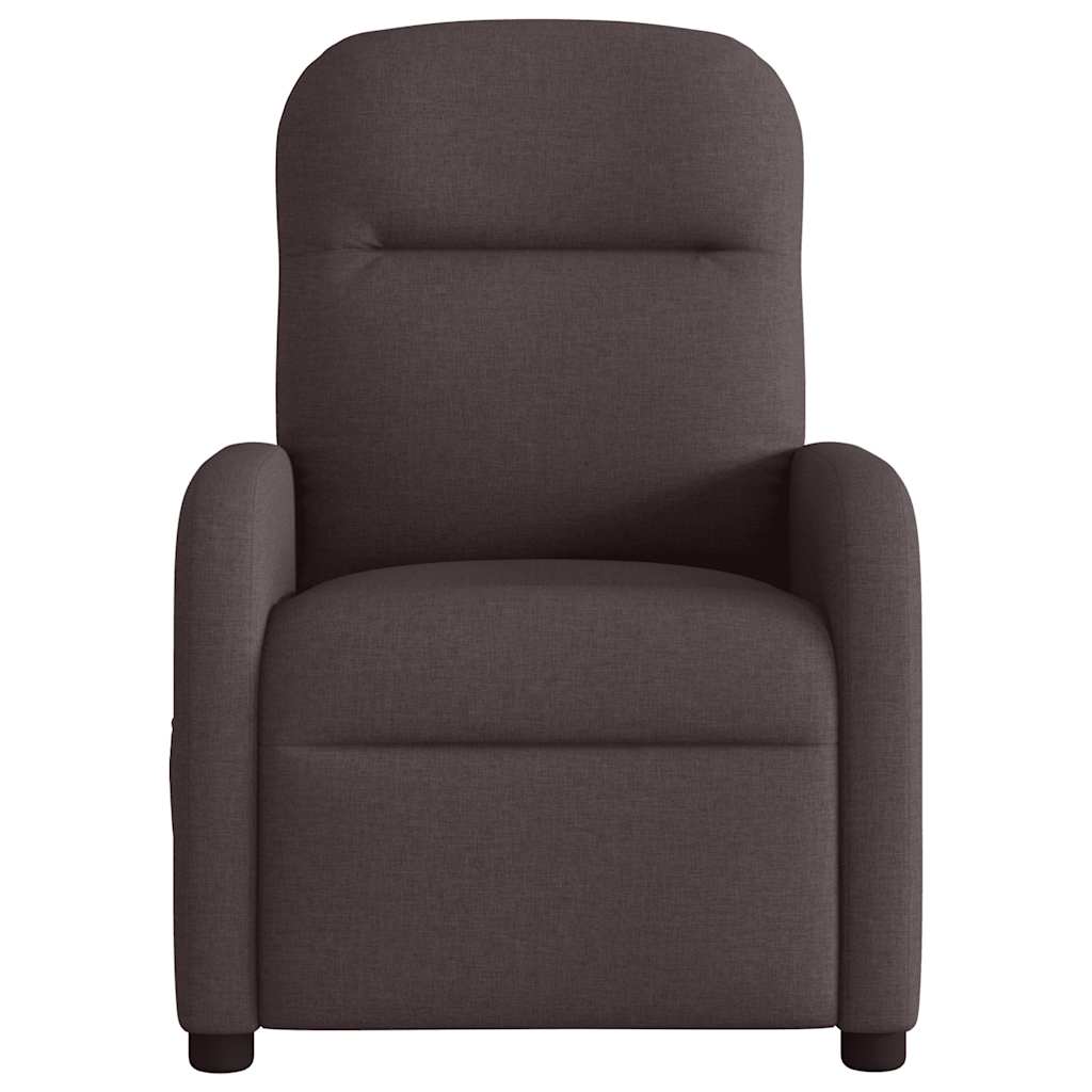 Massagestoel elektrisch verstelbaar stof donkerbruin is nu te koop bij PeponiXL, paradijselijk wonen!