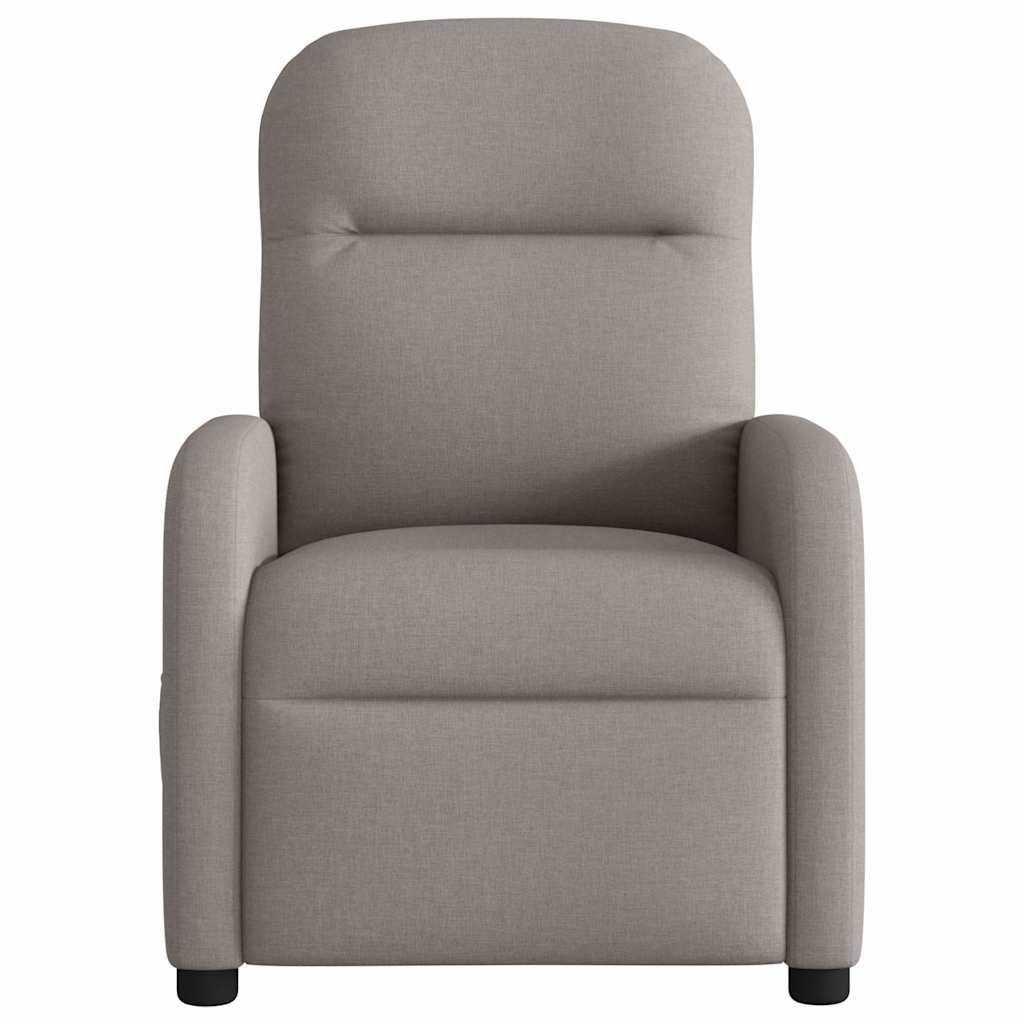 Massagestoel elektrisch verstelbaar stof taupe is nu te koop bij PeponiXL, paradijselijk wonen!