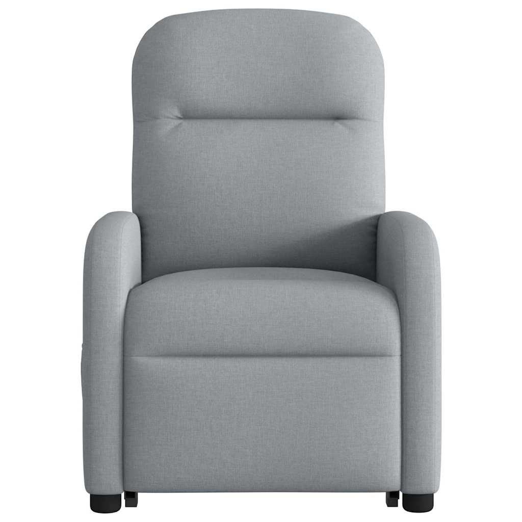 Sta-op-massagestoel verstelbaar stof lichtgrijs is nu te koop bij PeponiXL, paradijselijk wonen!