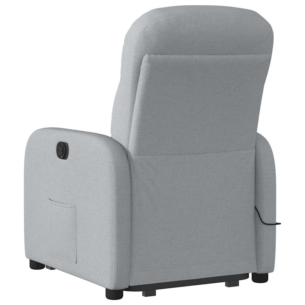 Sta-op-massagestoel verstelbaar stof lichtgrijs is nu te koop bij PeponiXL, paradijselijk wonen!