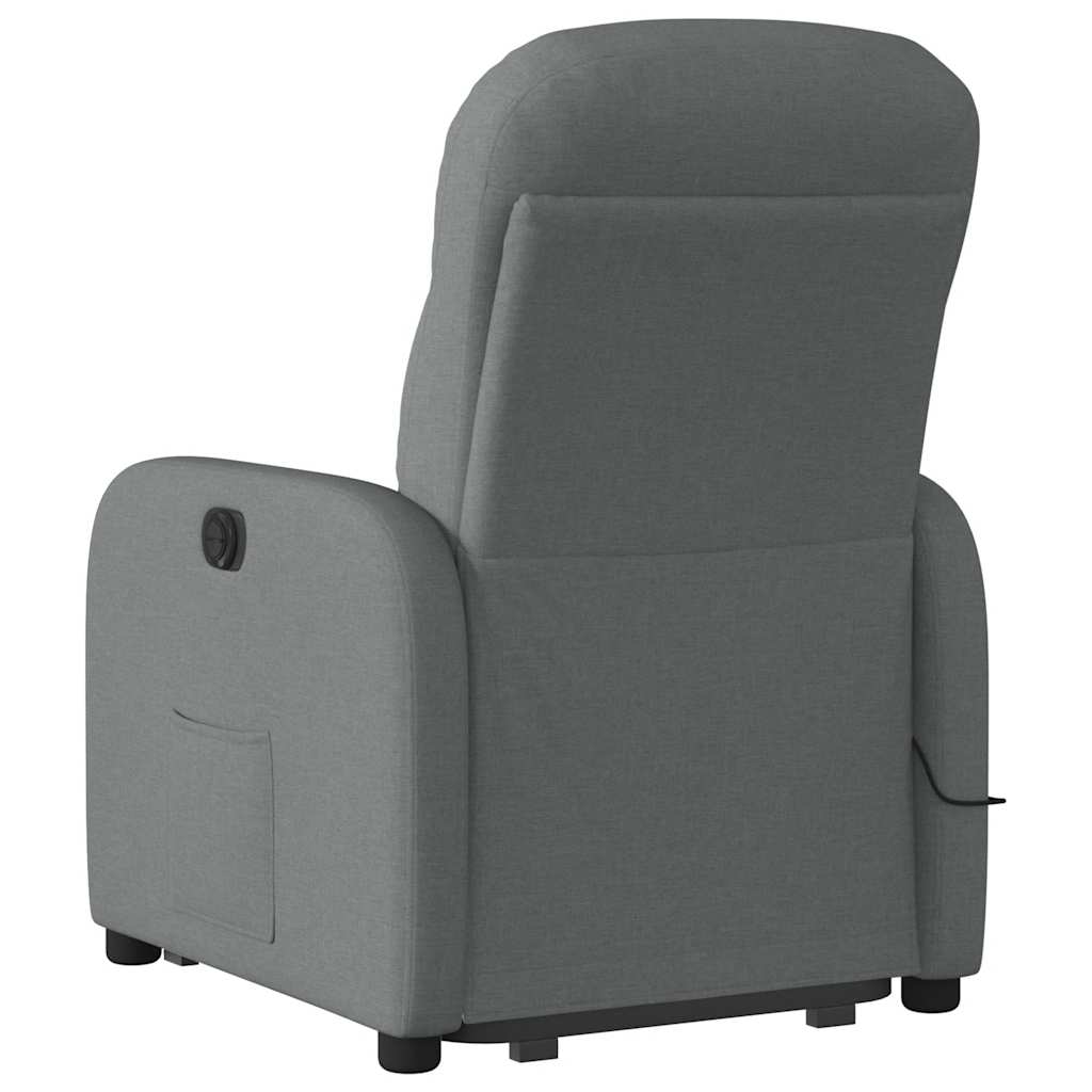 Sta-op-massagestoel verstelbaar stof donkergrijs is nu te koop bij PeponiXL, paradijselijk wonen!