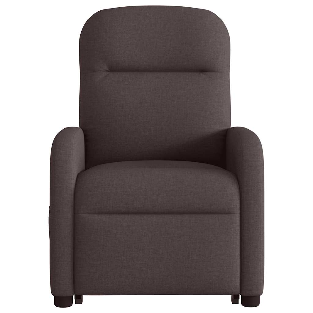 Sta-op-massagestoel verstelbaar stof donkerbruin is nu te koop bij PeponiXL, paradijselijk wonen!