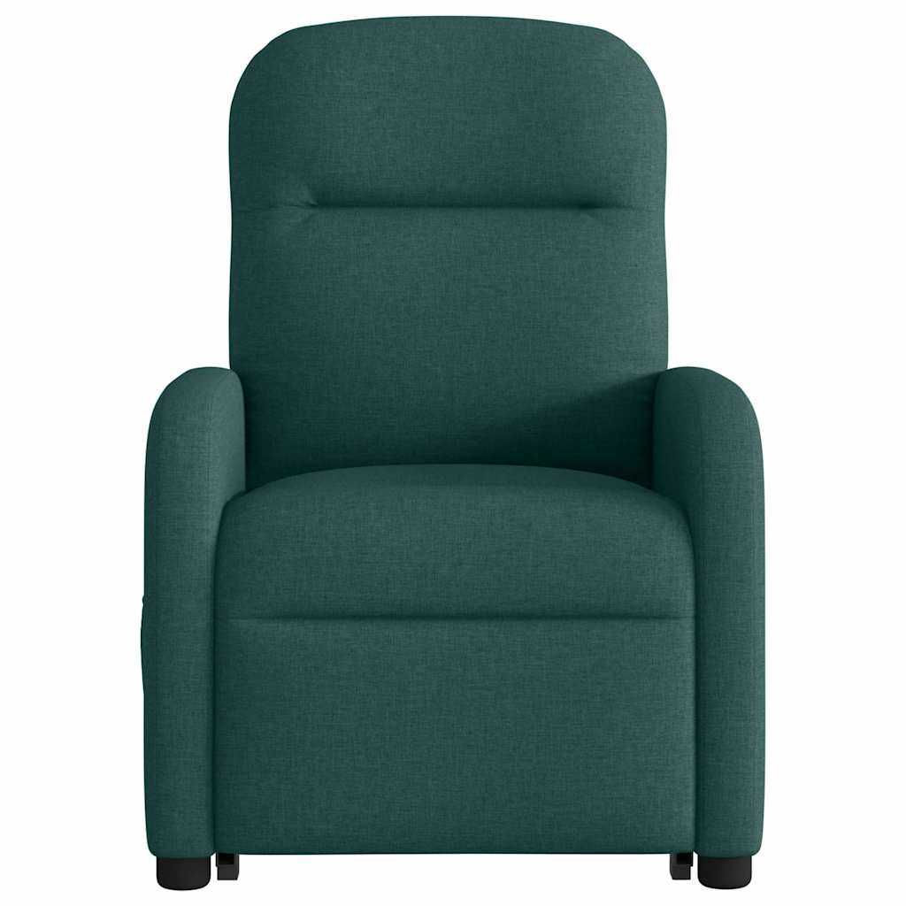Sta-op-massagestoel elektrisch verstelbaar stof donkergroen is nu te koop bij PeponiXL, paradijselijk wonen!