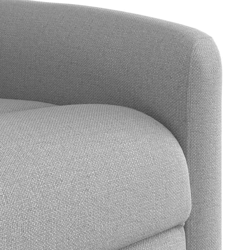 Fauteuil elektrisch verstelbaar stof wolk grijs is nu te koop bij PeponiXL, paradijselijk wonen!