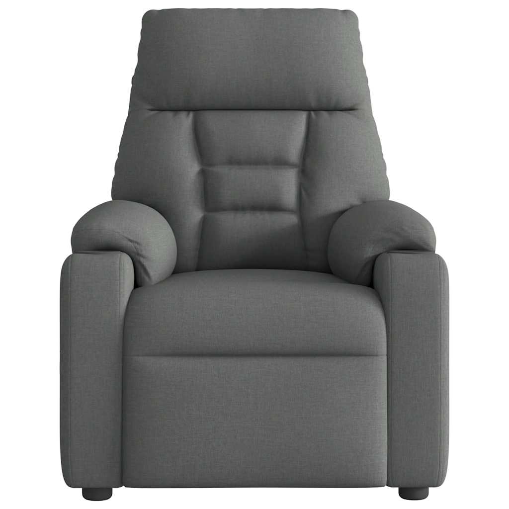 Massagestoel elektrisch verstelbaar stof donkergrijs is nu te koop bij PeponiXL, paradijselijk wonen!